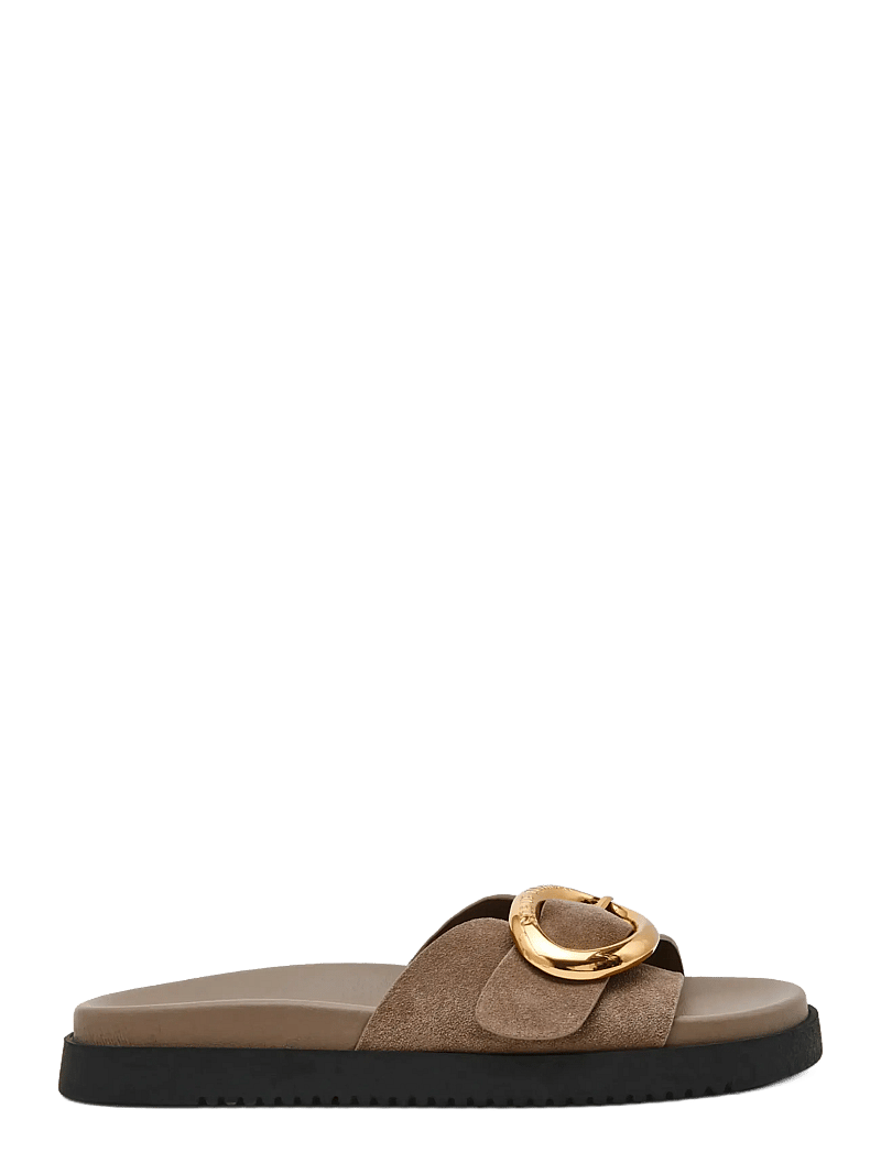 Steve Madden - Mistify - kontsata muula-stiilid jalanõud - taupe suede - 1