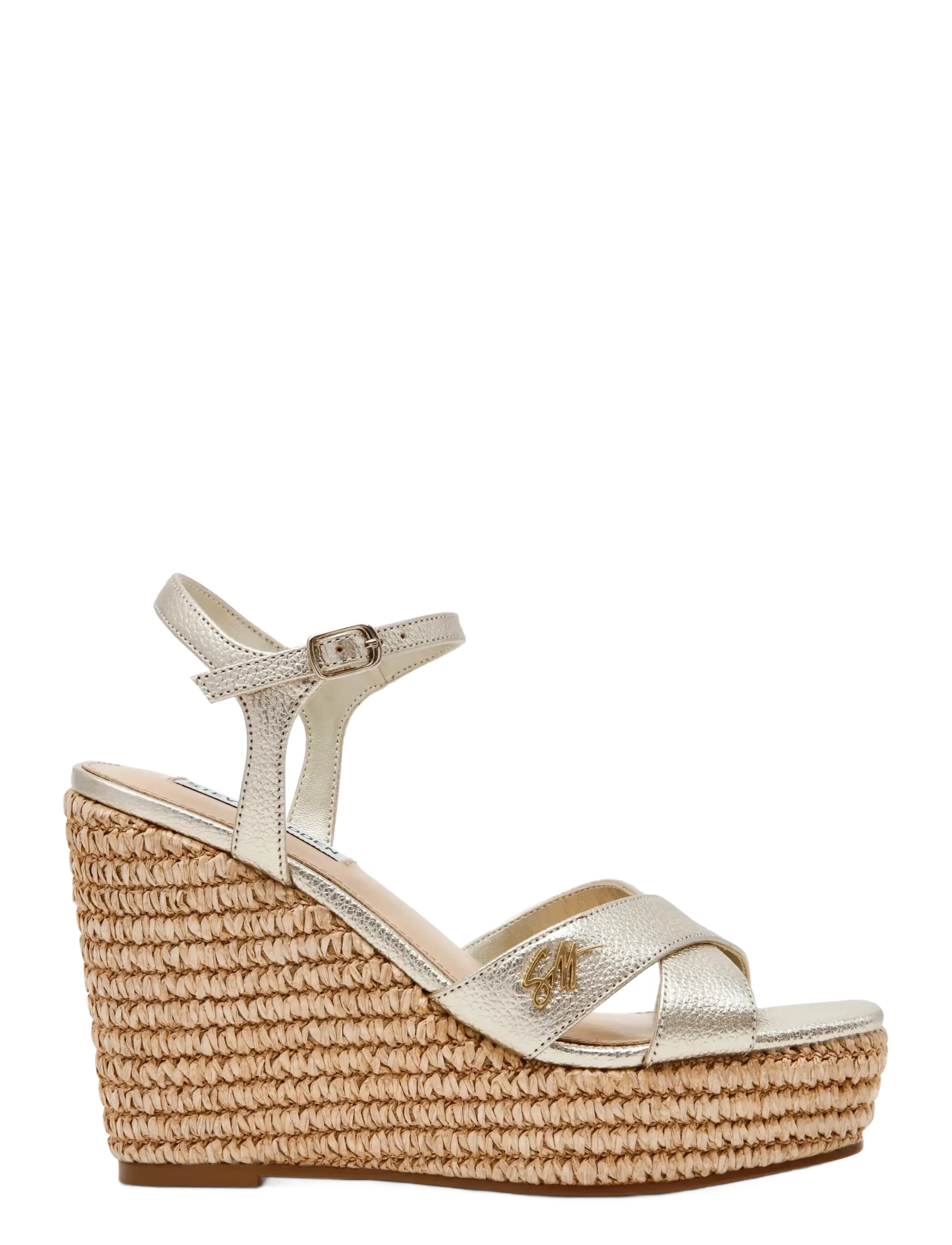 Steve Madden - Cylo-E - party wear at outlet prices - gold leather - 1