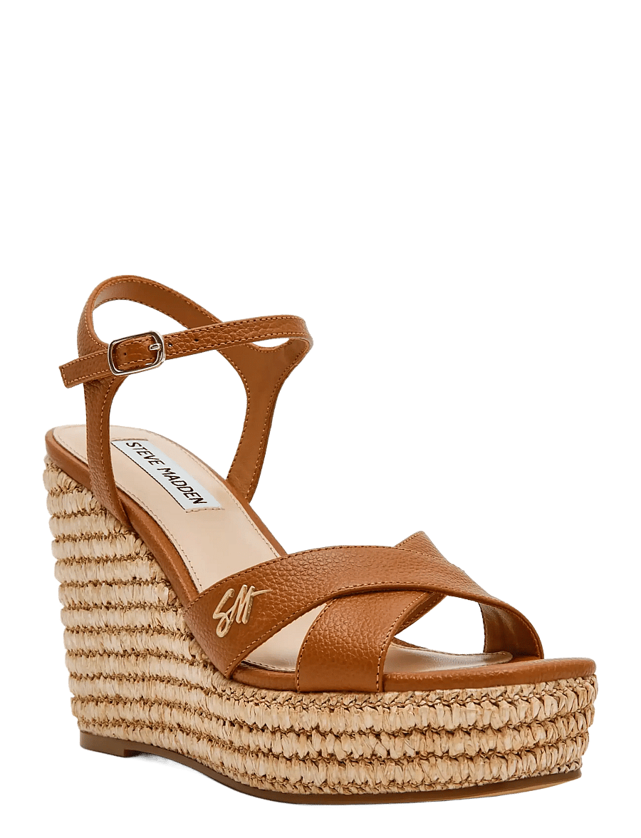 Steve Madden - Cylo-E - espadrilles mit absatz - tan leather - 0