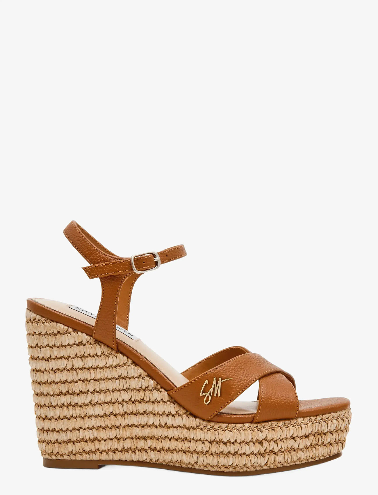 Steve Madden - Cylo-E - heeled espadrilles - tan leather - 1