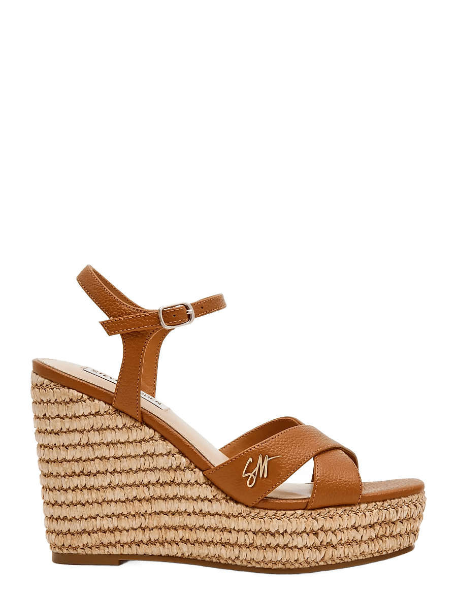 Steve Madden - Cylo-E - espadrilles mit absatz - tan leather - 1