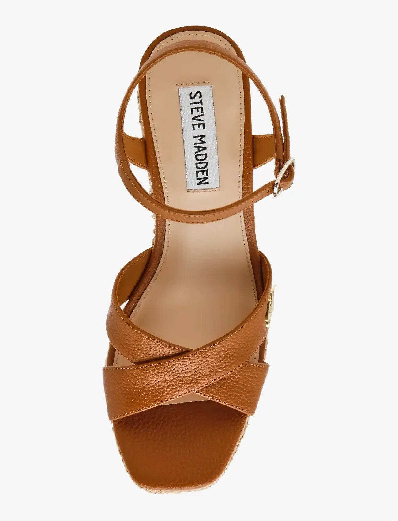 Steve Madden - Cylo-E - heeled espadrilles - tan leather - 4