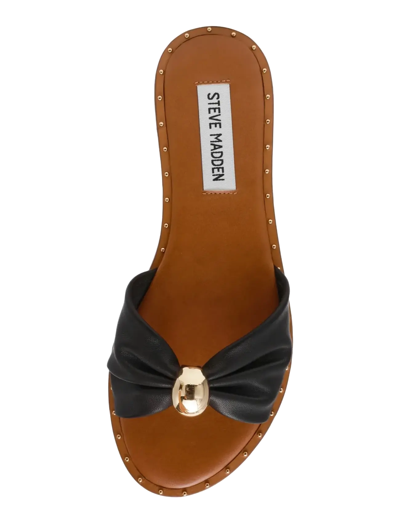 Steve Madden - Dipsy-CNE - sandales plates - black leather - 4