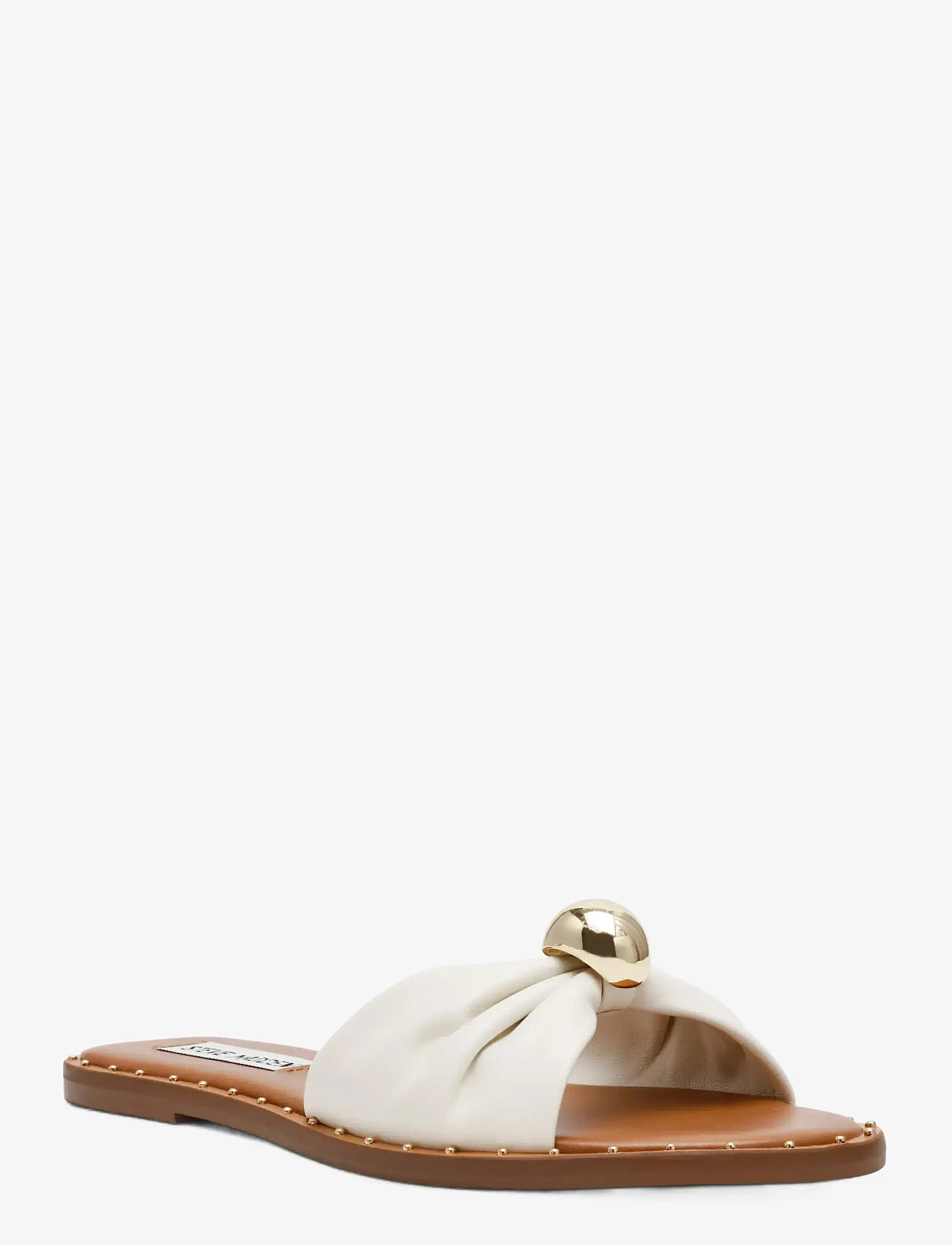 Steve Madden - Dipsy-CNE - flat sandals - white leather - 0