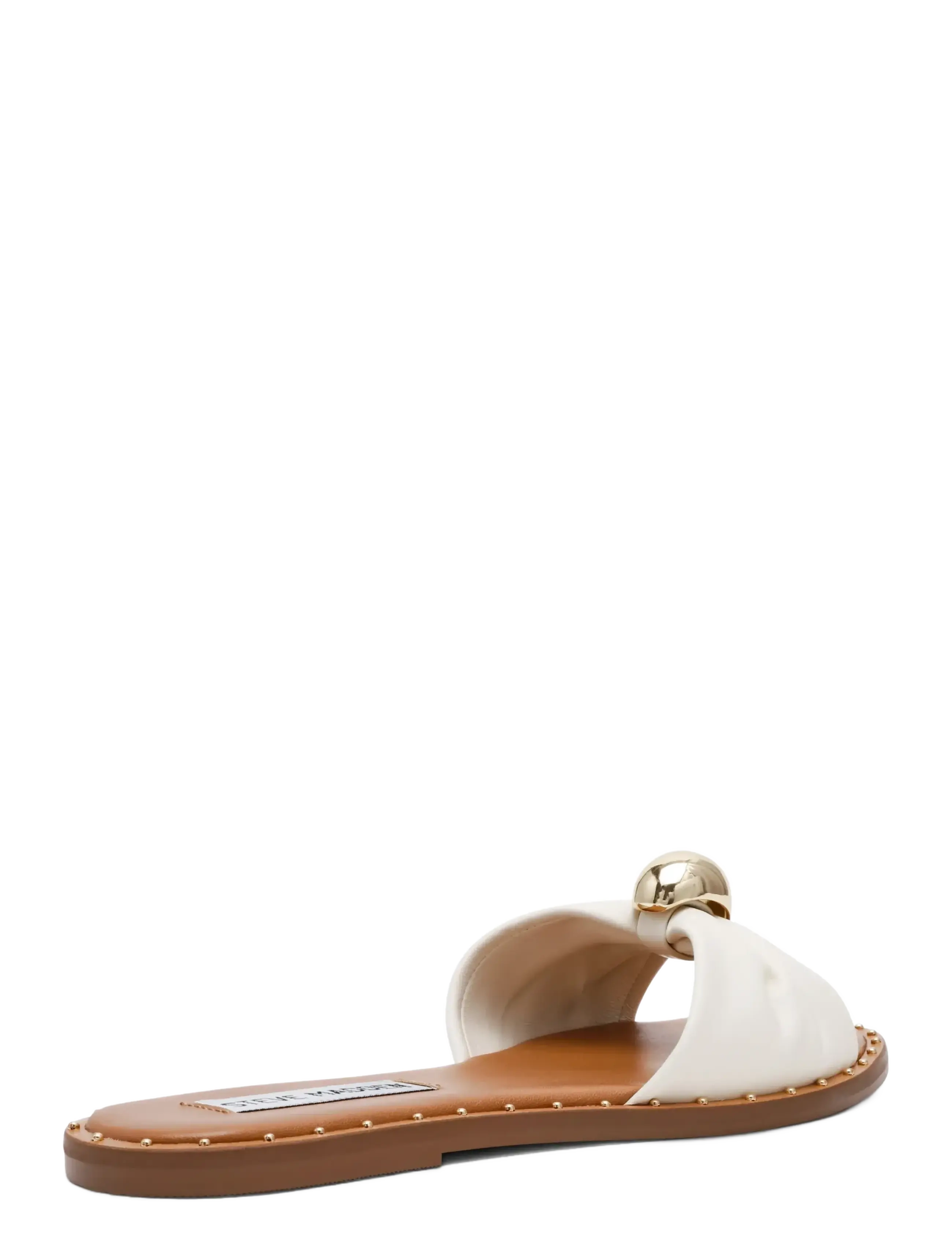 Steve Madden - Dipsy-CNE - flade sandaler - white leather - 2