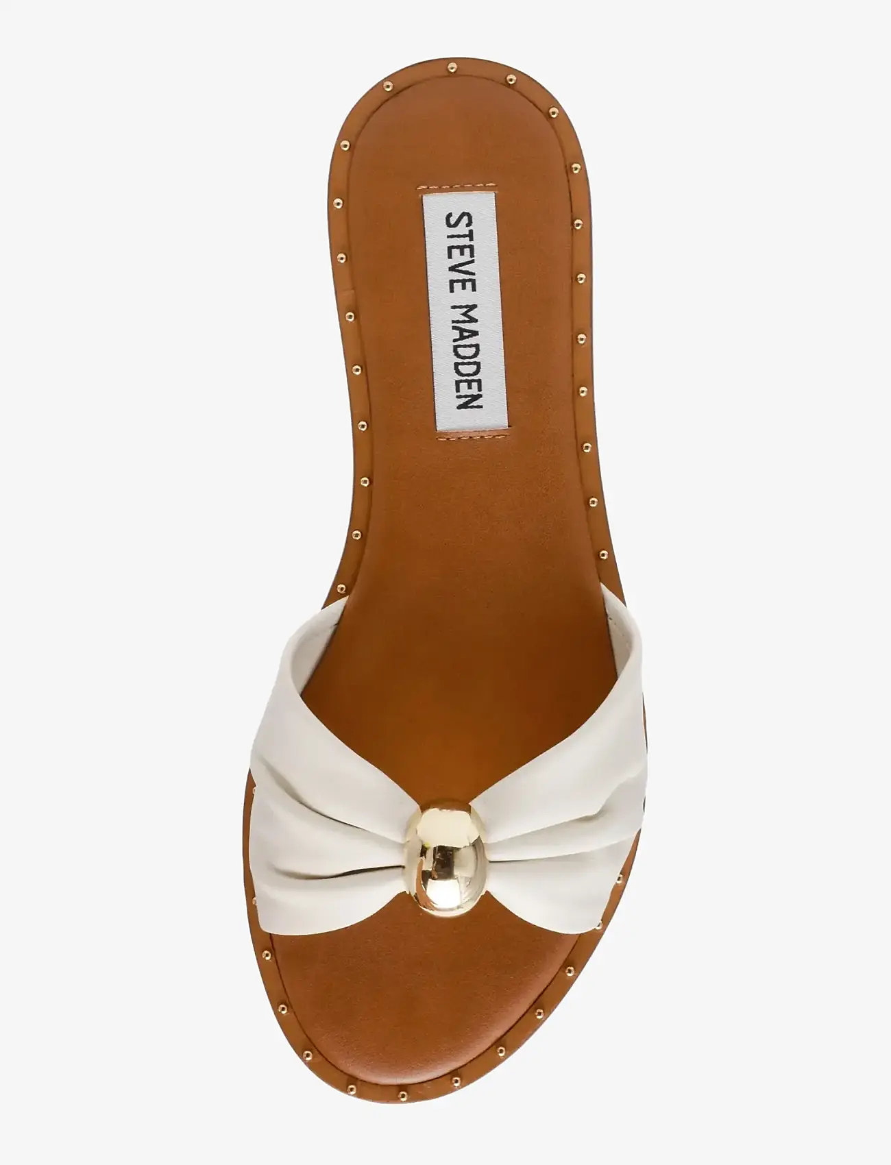 Steve Madden - Dipsy-CNE - flat sandals - white leather - 5