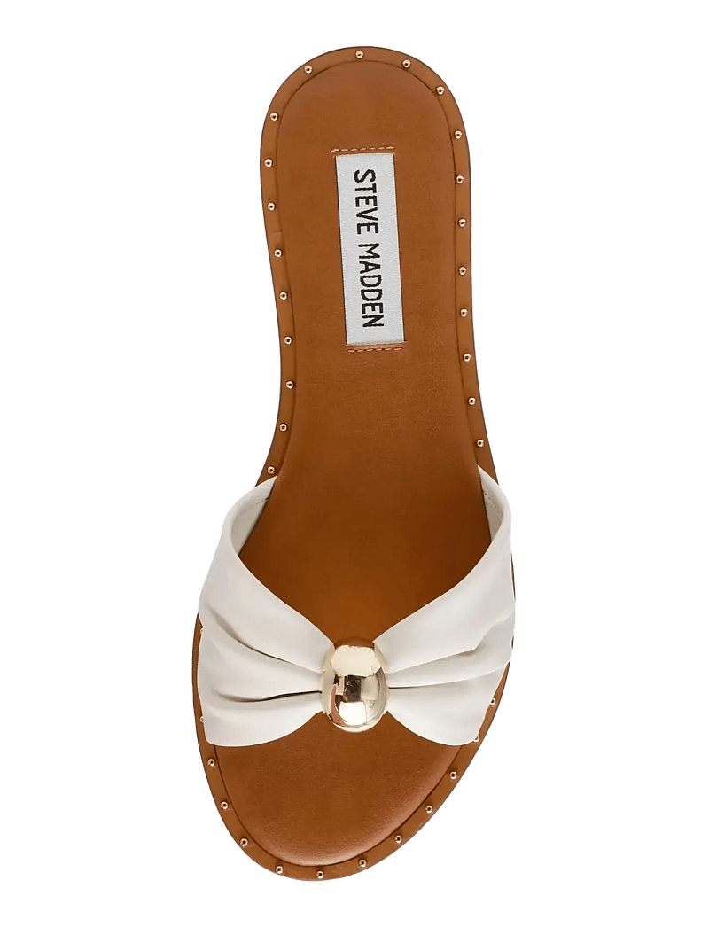 Steve Madden - Dipsy-CNE - flat sandals - white leather - 5