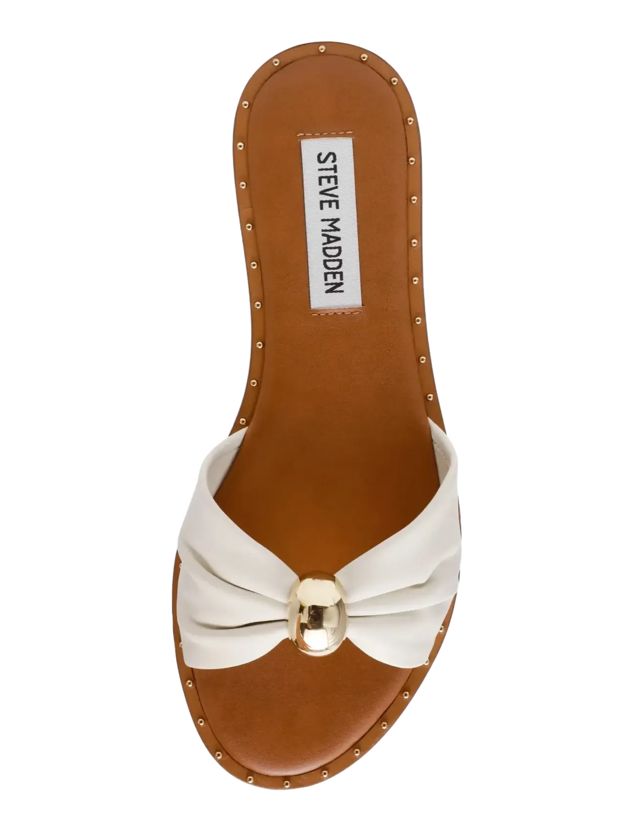 Steve Madden - Dipsy-CNE - flade sandaler - white leather - 5