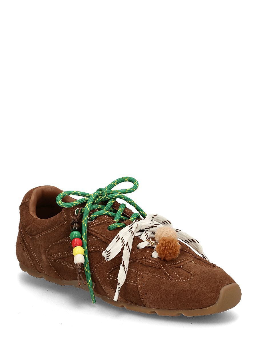 Steve Madden - Aziel-Charm - lave sneakers - tan suede - 0