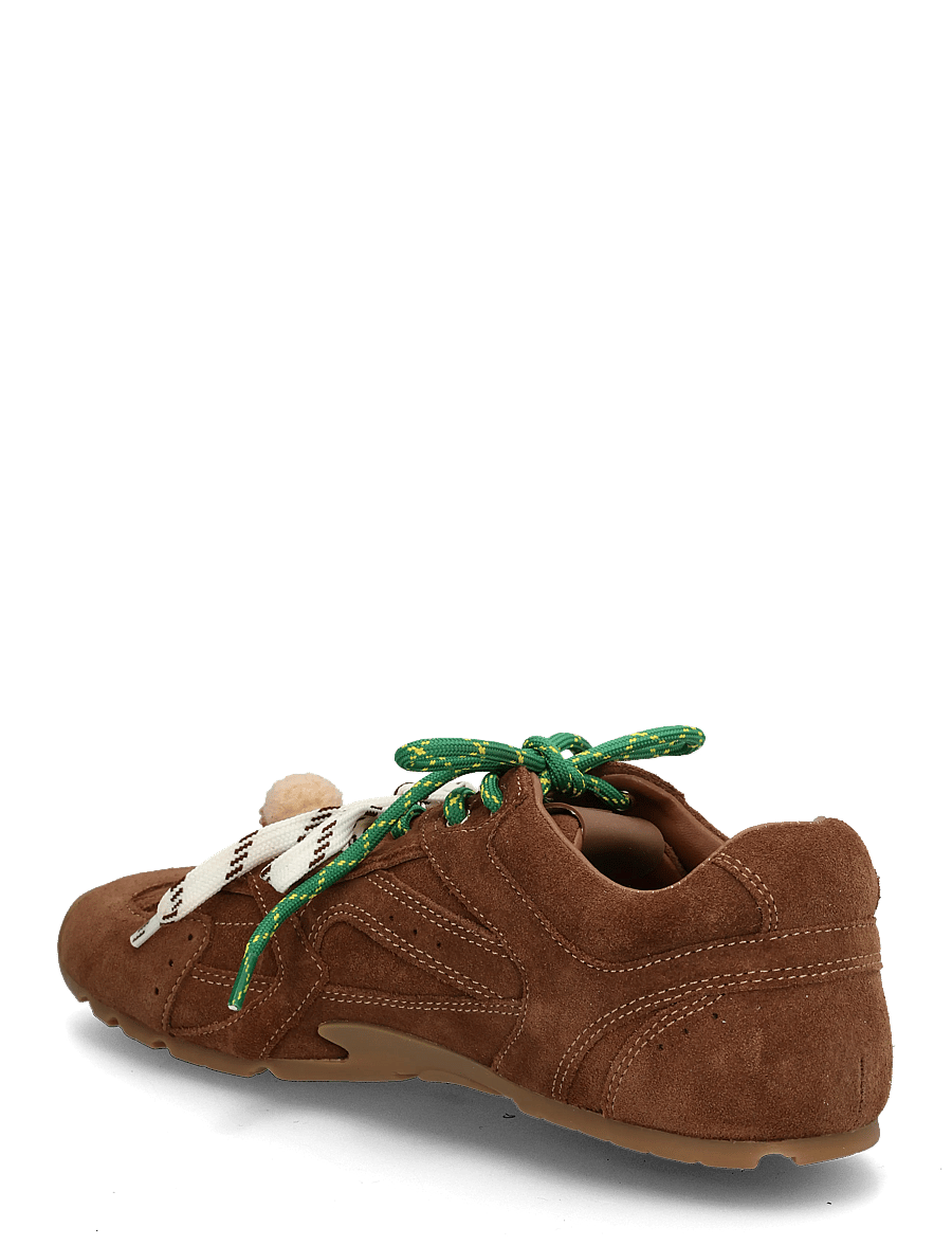 Steve Madden - Aziel-Charm - lave sneakers - tan suede - 1