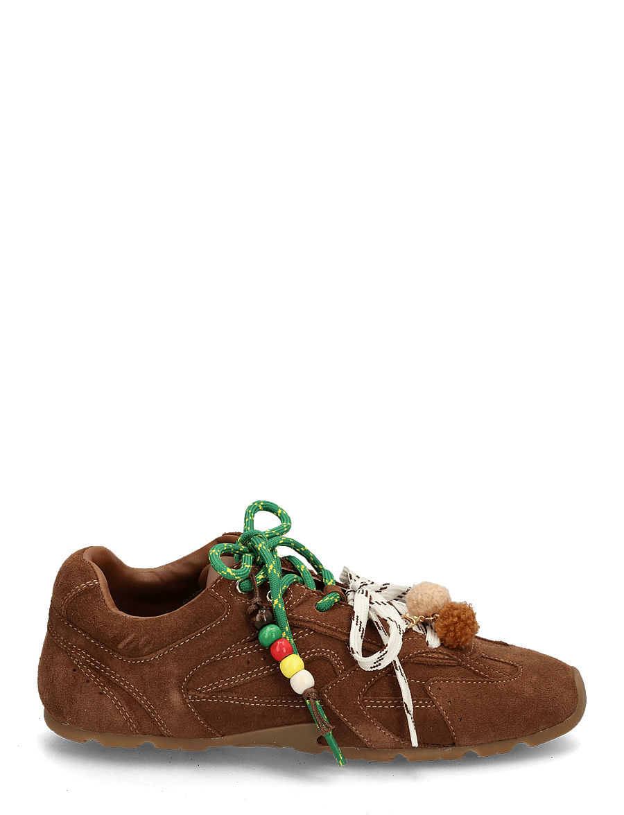 Steve Madden - Aziel-Charm - lave sneakers - tan suede - 2