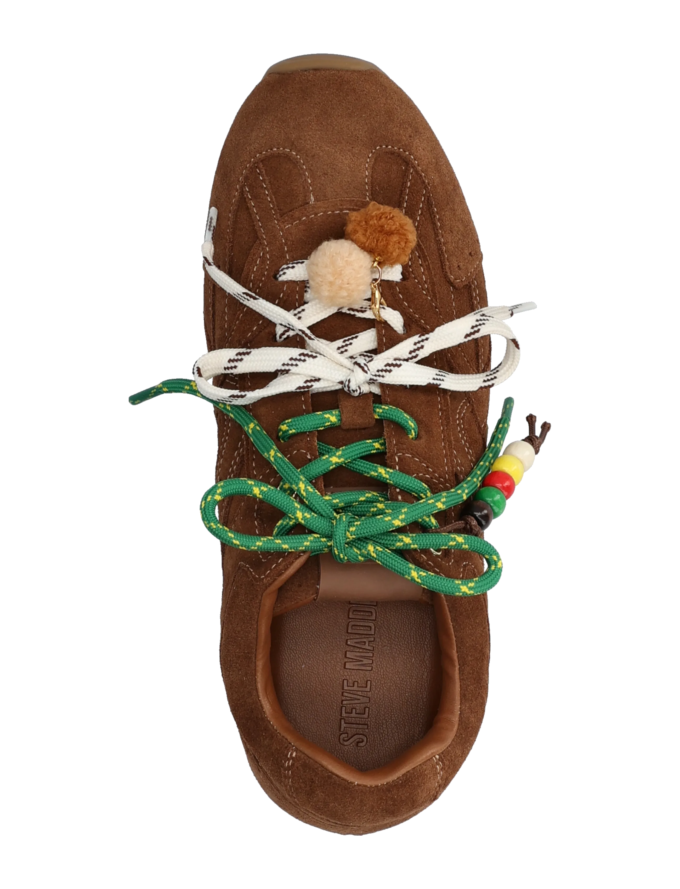 Steve Madden - Aziel-Charm - lave sneakers - tan suede - 3