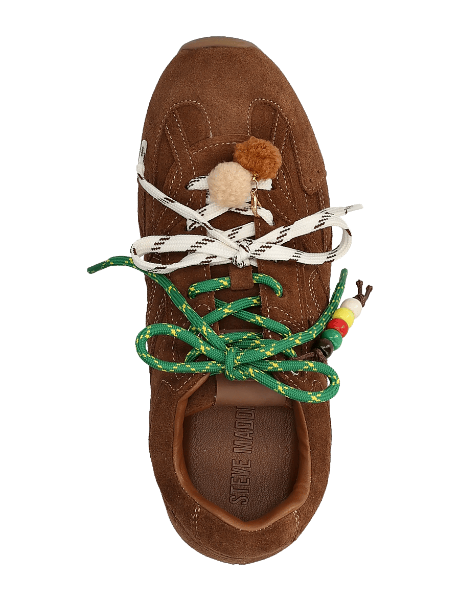 Steve Madden - Aziel-Charm - lave sneakers - tan suede - 3
