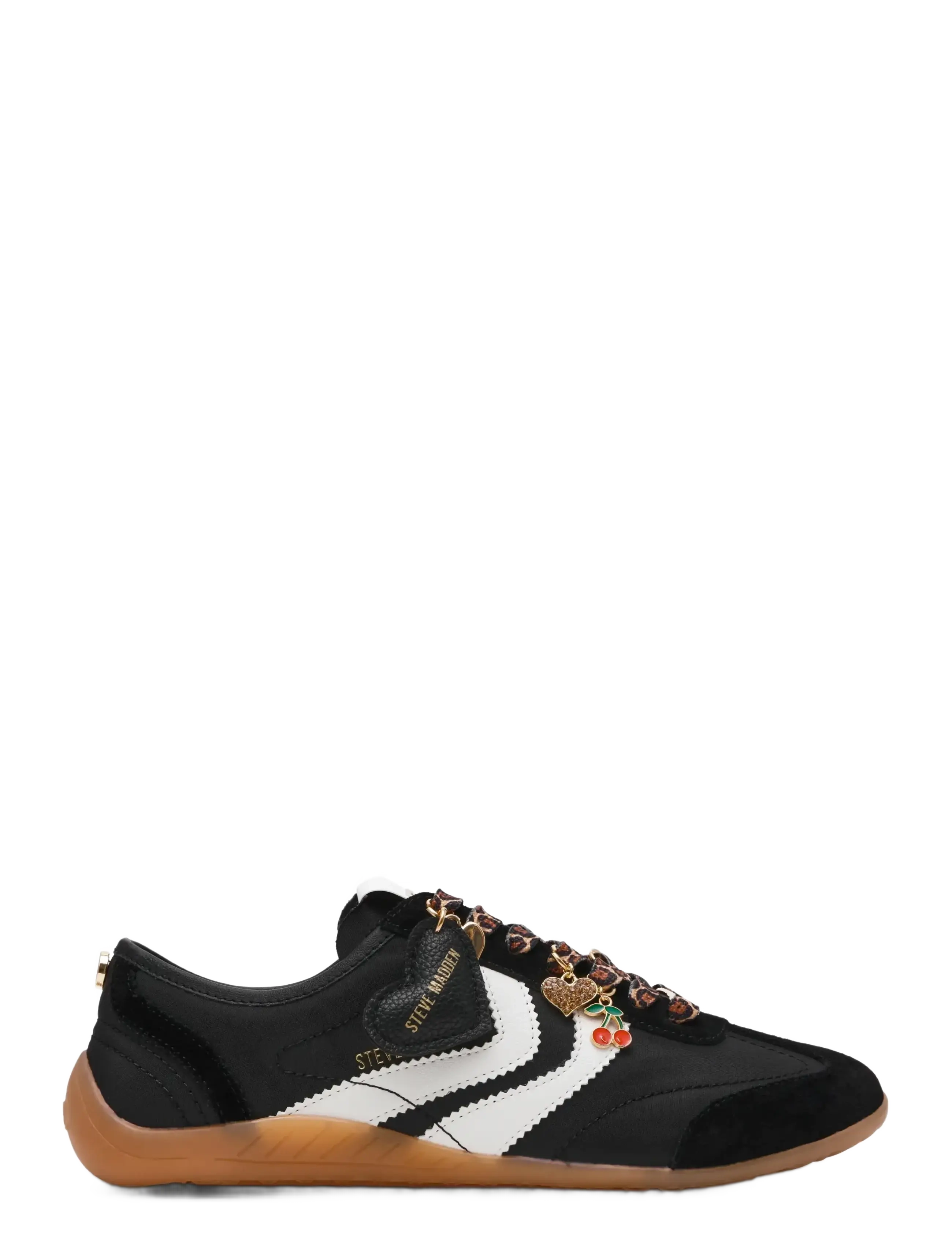 Steve Madden - Bassett-E - matalavartiset tennarit - black/white - 1