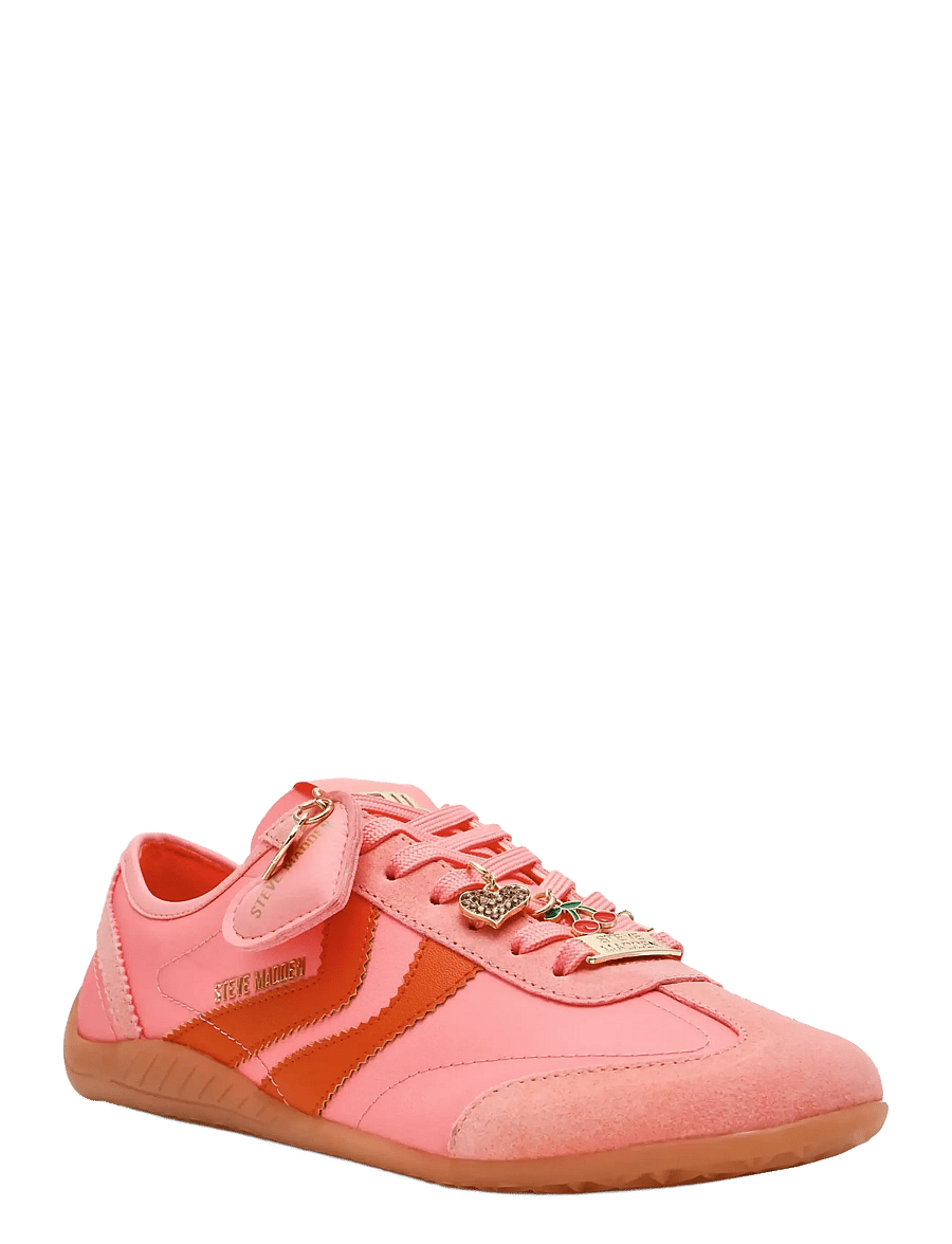 Steve Madden - Bassett-E - lágir strigaskór - coral multi - 0