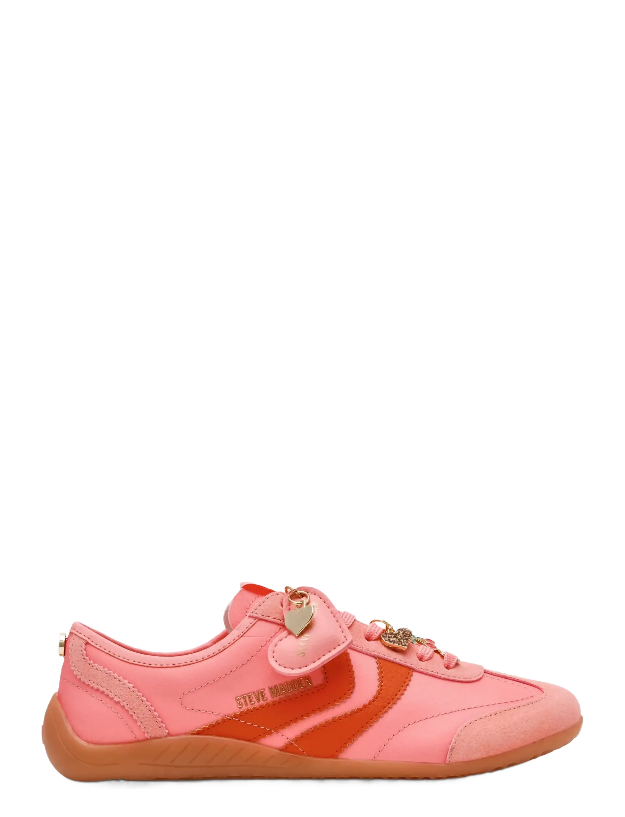 Steve Madden - Bassett-E - lágir strigaskór - coral multi - 1