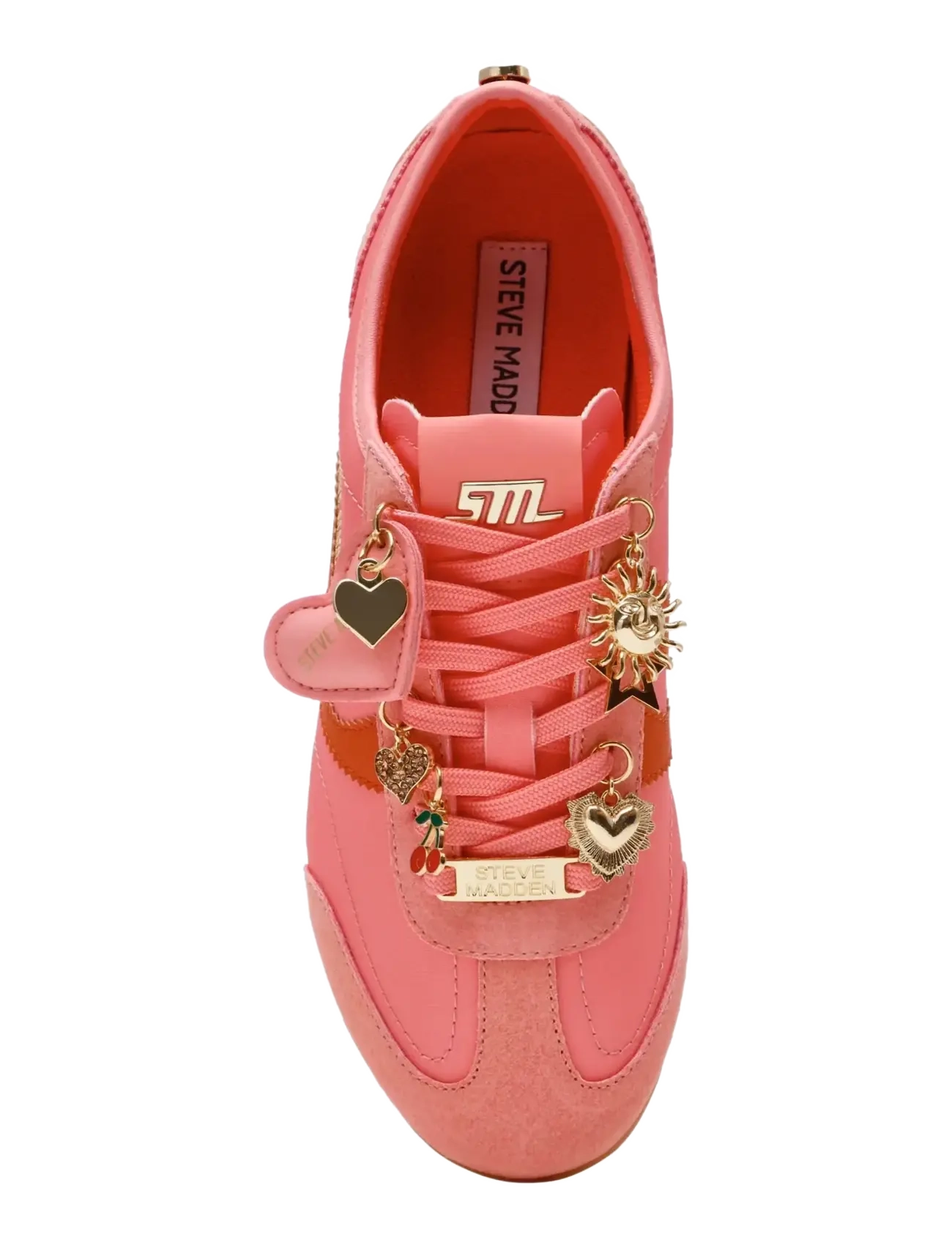 Steve Madden - Bassett-E - lágir strigaskór - coral multi - 4