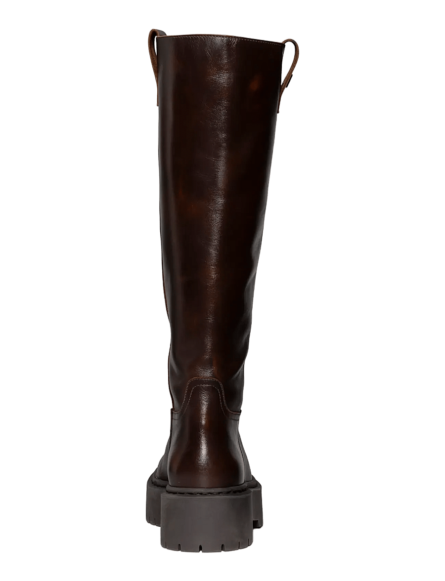 Steve Madden - Sonar - knähöga stövlar - brown - 3