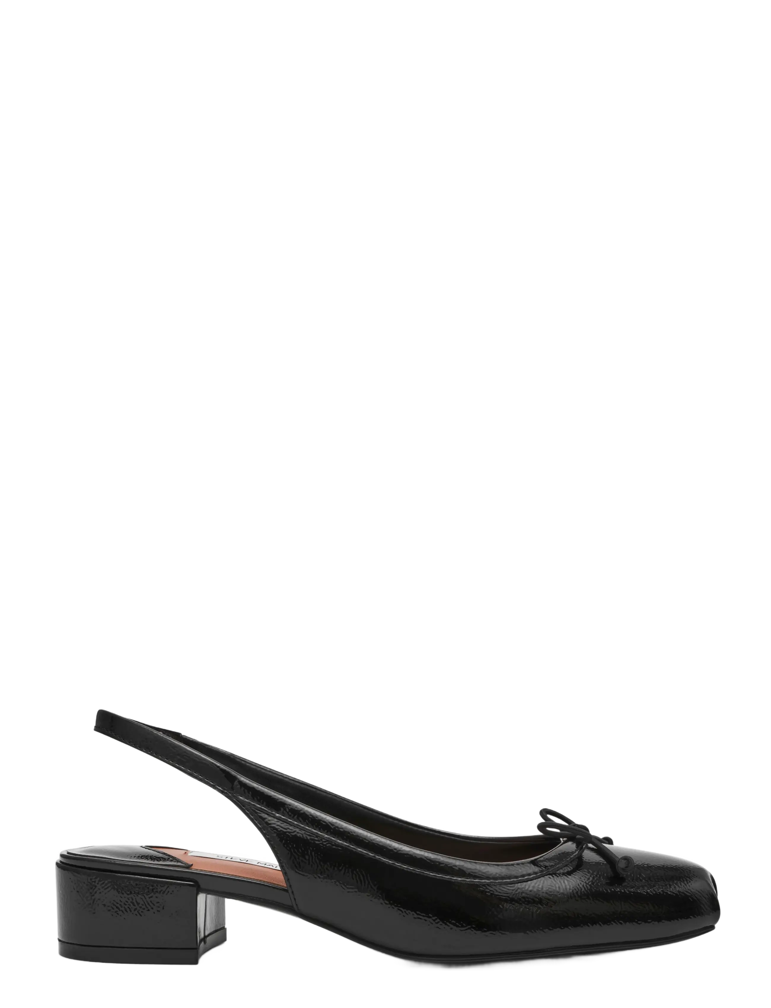 Steve Madden - Loved - slingbacks mit absatz - black crinkle patent - 1