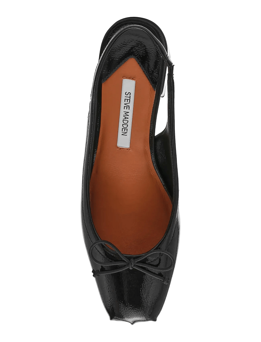 Steve Madden - Loved - slingbacks mit absatz - black crinkle patent - 5