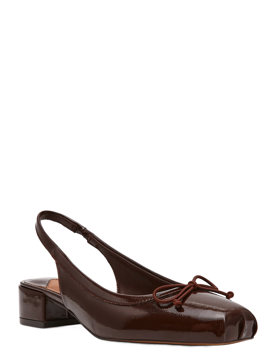 Steve Madden - Loved - slingbacks mit absatz - brn patent - 0