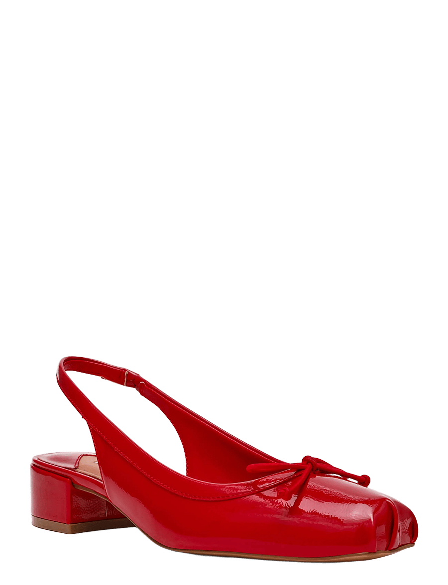 Steve Madden - Loved - slingbacks mit absatz - red crinkle pat - 0