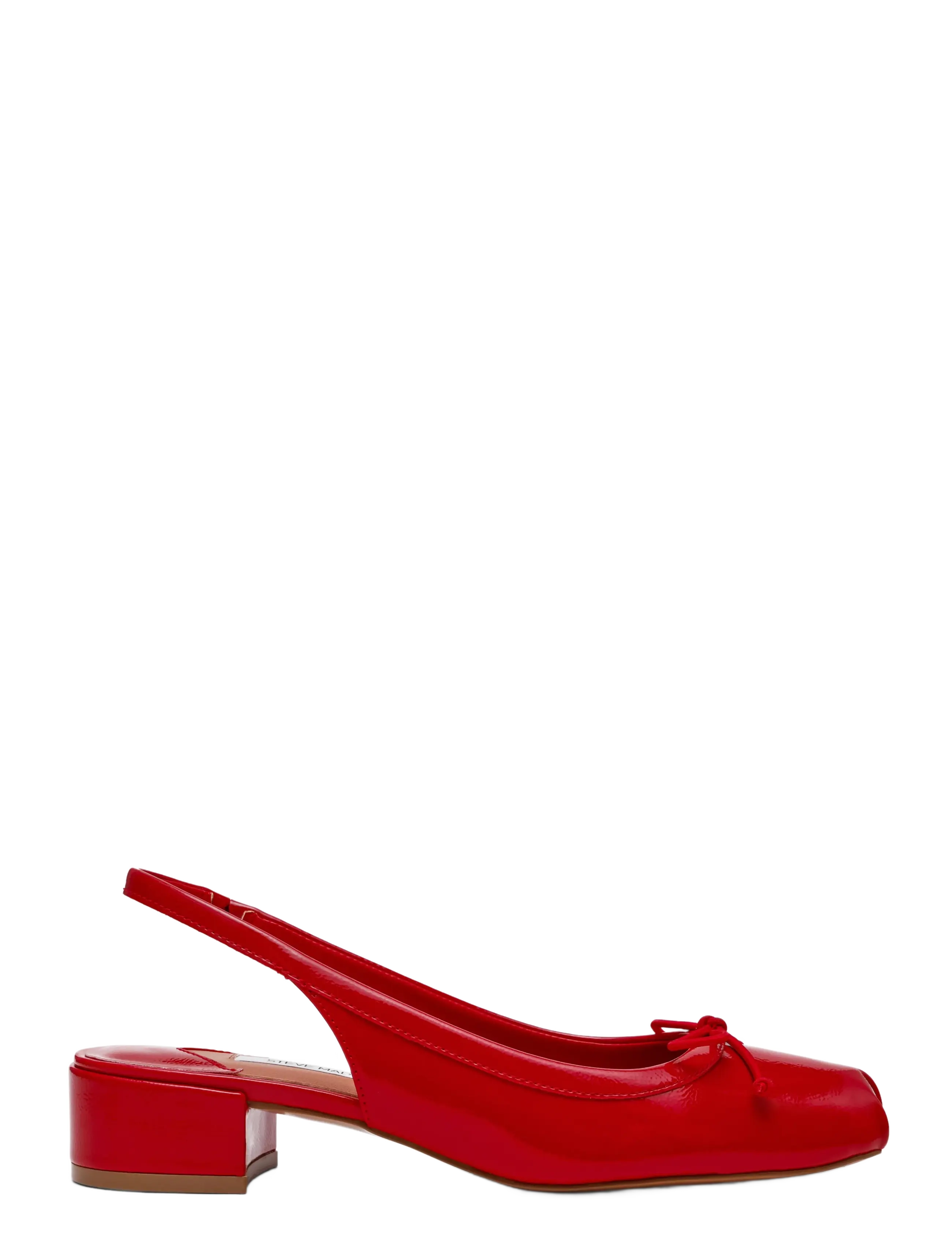 Steve Madden - Loved - slingbacks mit absatz - red crinkle pat - 1