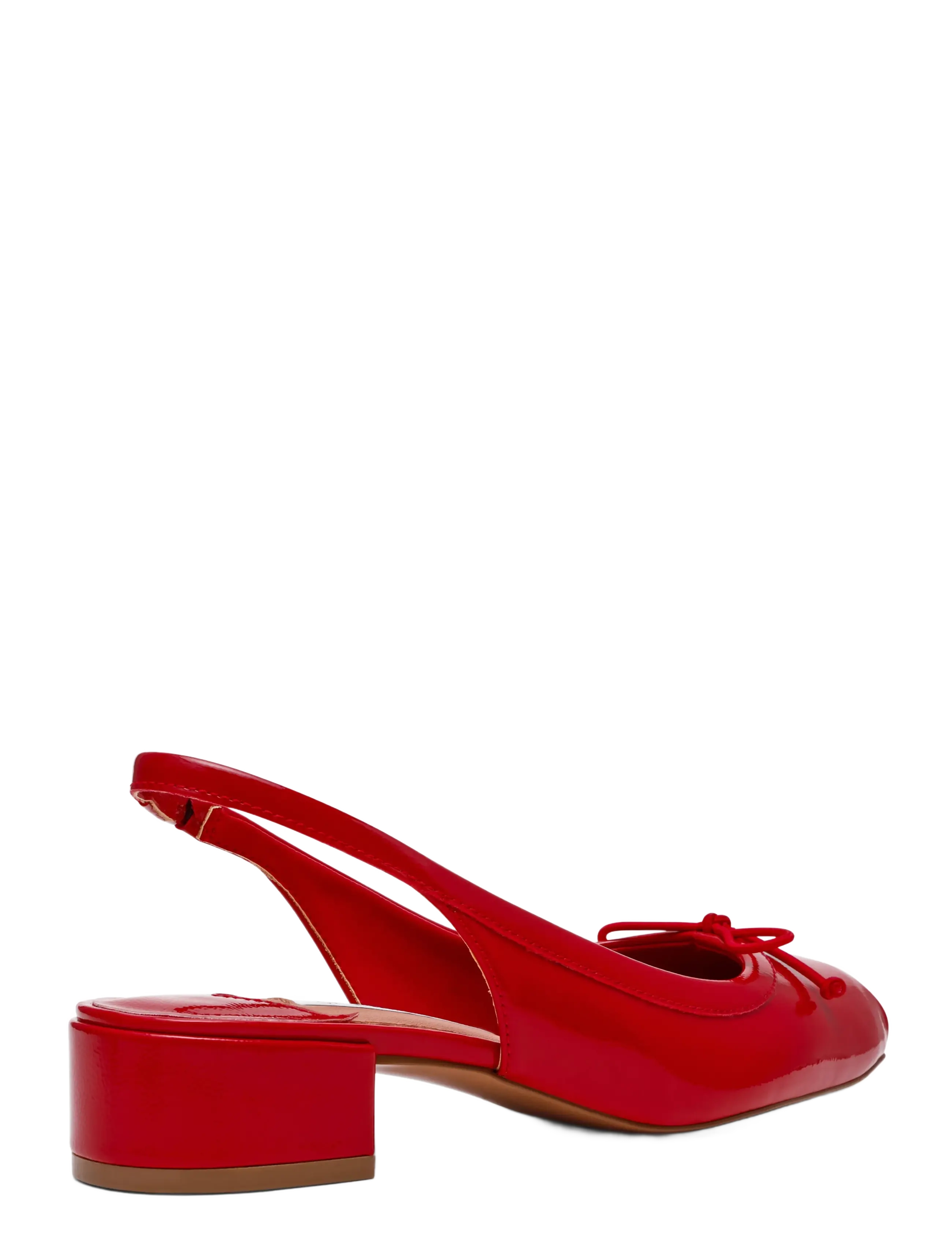 Steve Madden - Loved - slingbacks mit absatz - red crinkle pat - 2