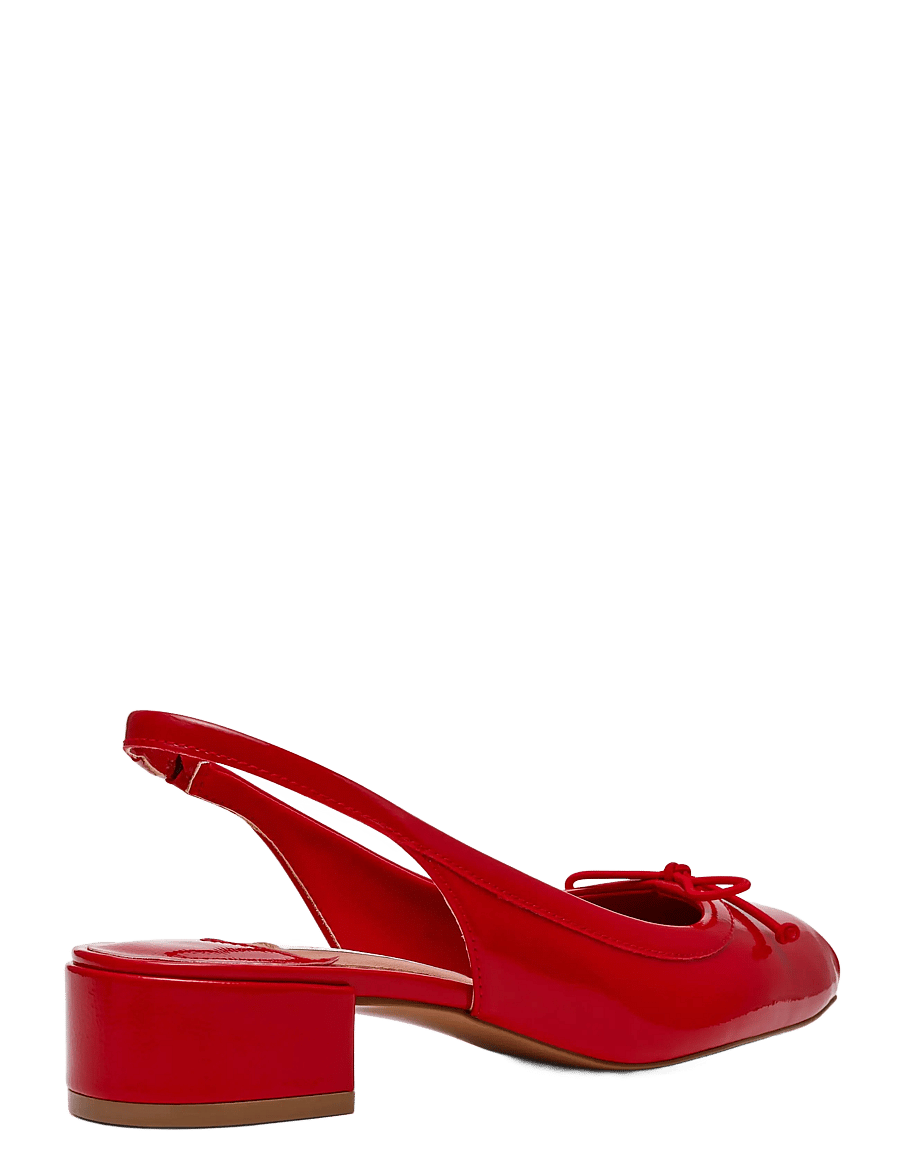 Steve Madden - Loved - slingbacks mit absatz - red crinkle pat - 2