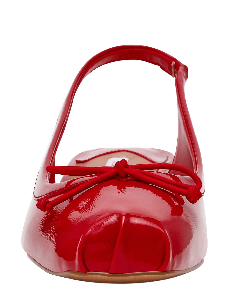 Steve Madden - Loved - slingbacks mit absatz - red crinkle pat - 3