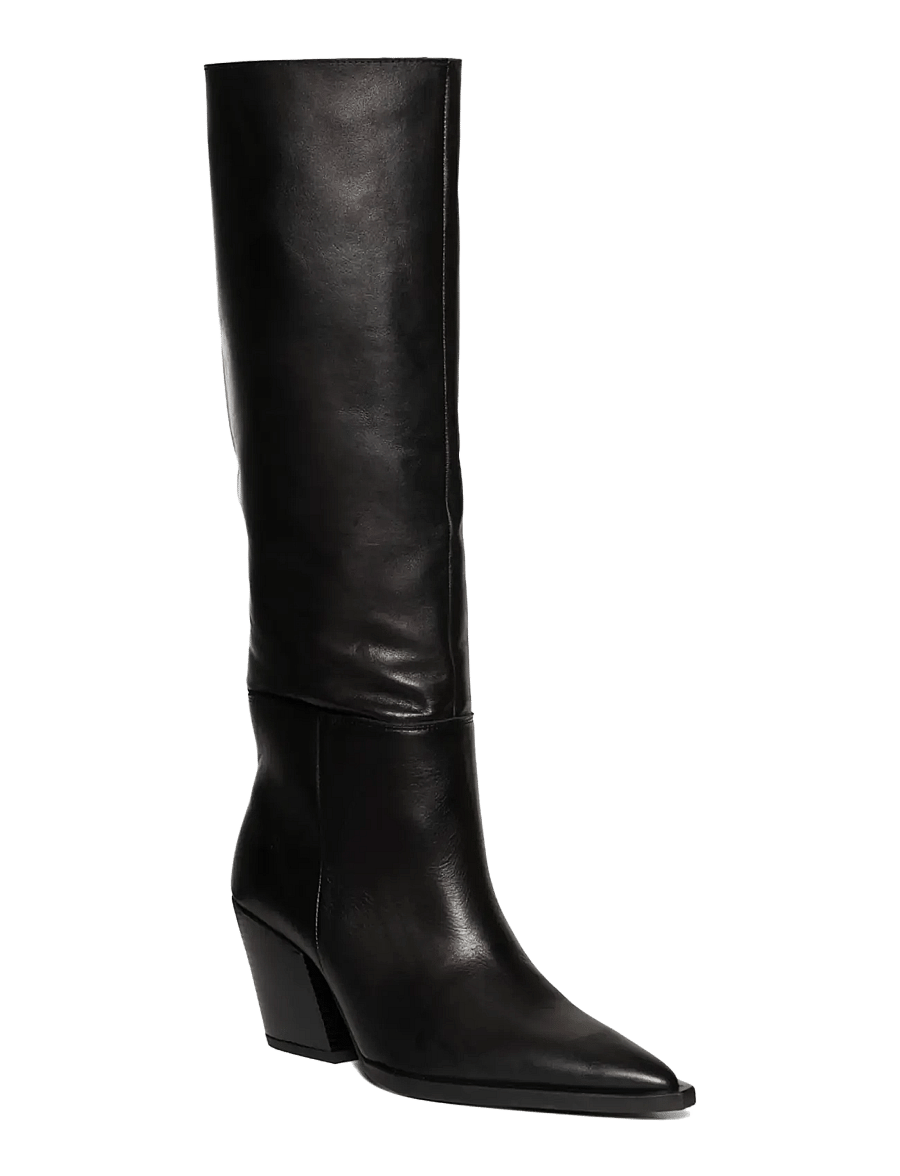 Steve Madden - Menthe - kniehohe stiefel - black leather - 0