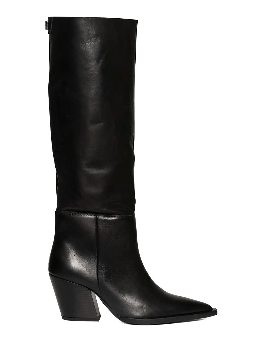 Steve Madden - Menthe - kniehohe stiefel - black leather - 1