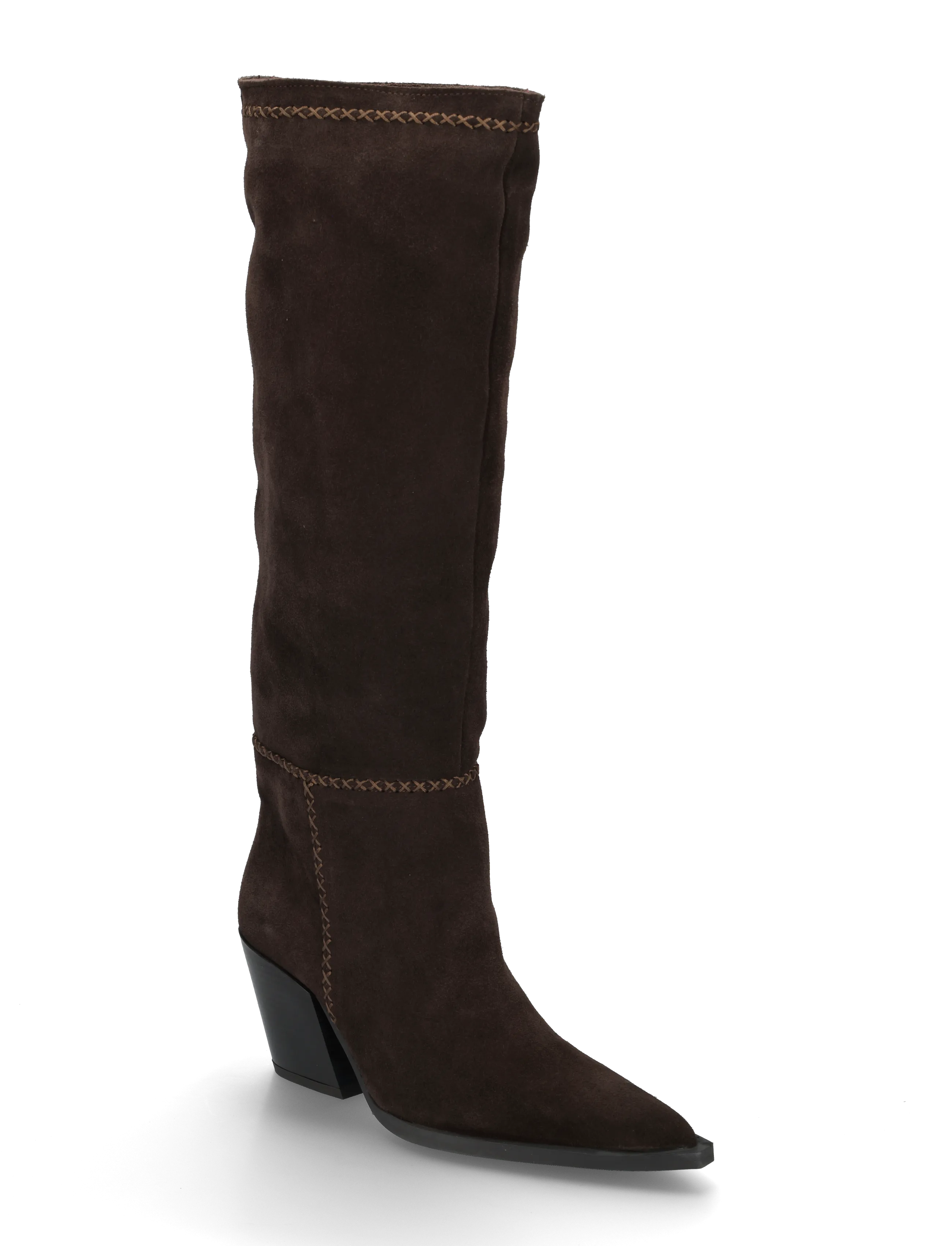 Steve Madden Myla - Kniehohe Stiefel - CHO BRN SUEDE / brown