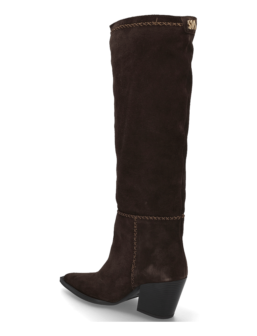Steve Madden - Myla - knähöga stövlar - cho brn suede - 1