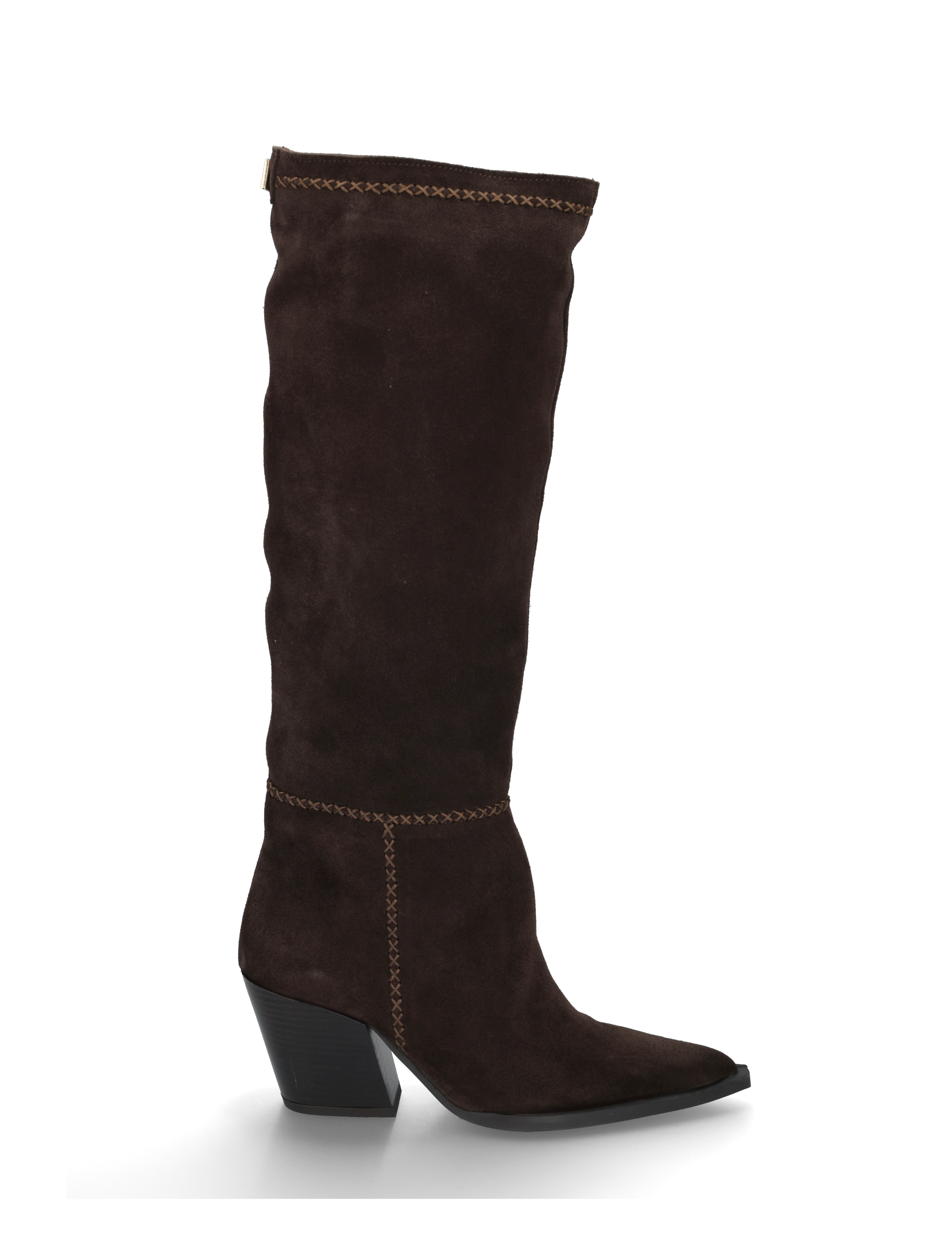 Steve Madden - Myla - knähöga stövlar - cho brn suede - 2
