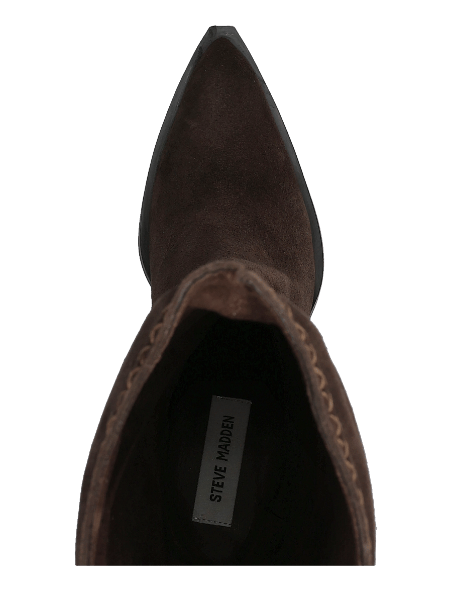 Steve Madden - Myla - knähöga stövlar - cho brn suede - 3