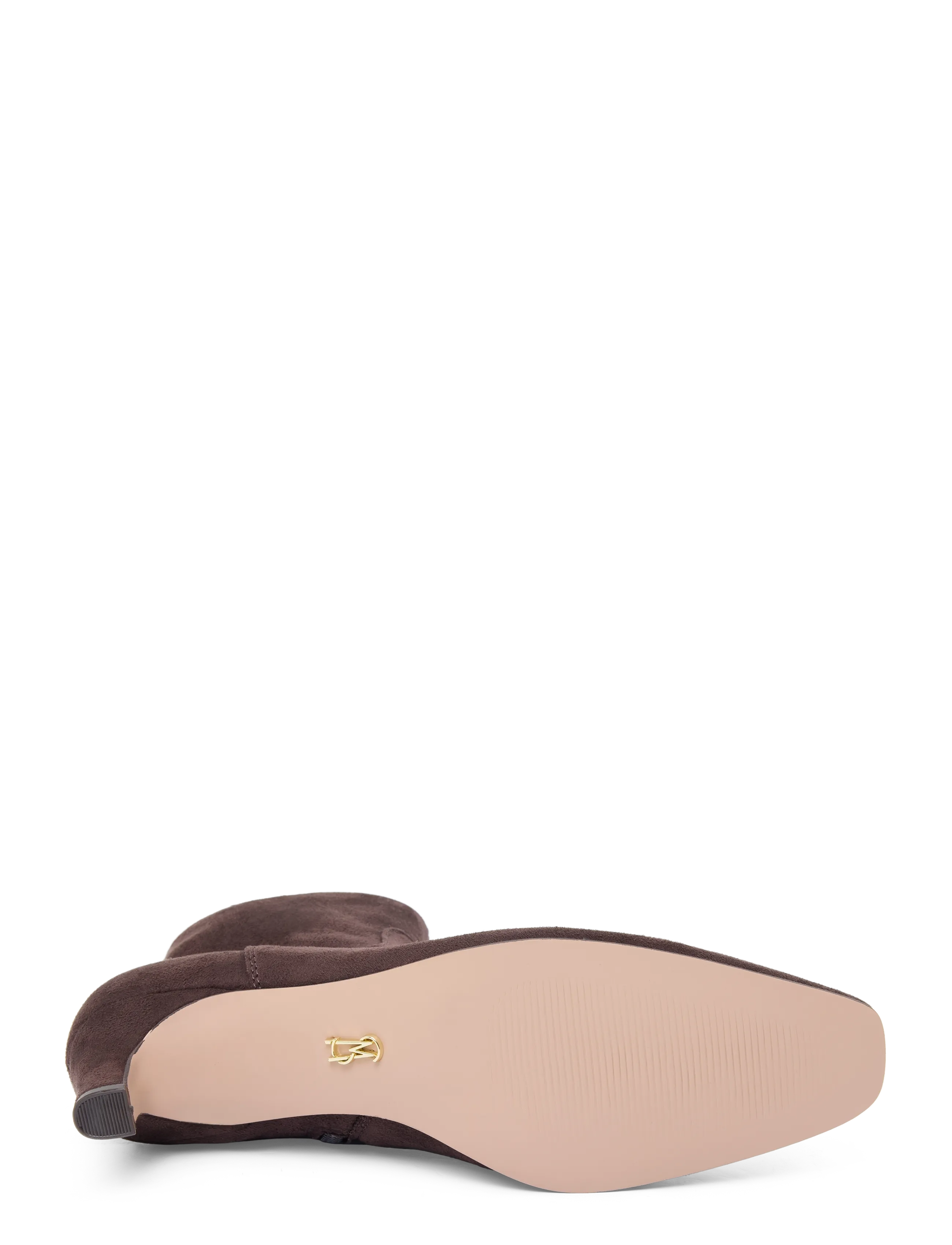 Steve Madden - Davis-S - kontsaga poolsaapad - dk brown fabric - 4