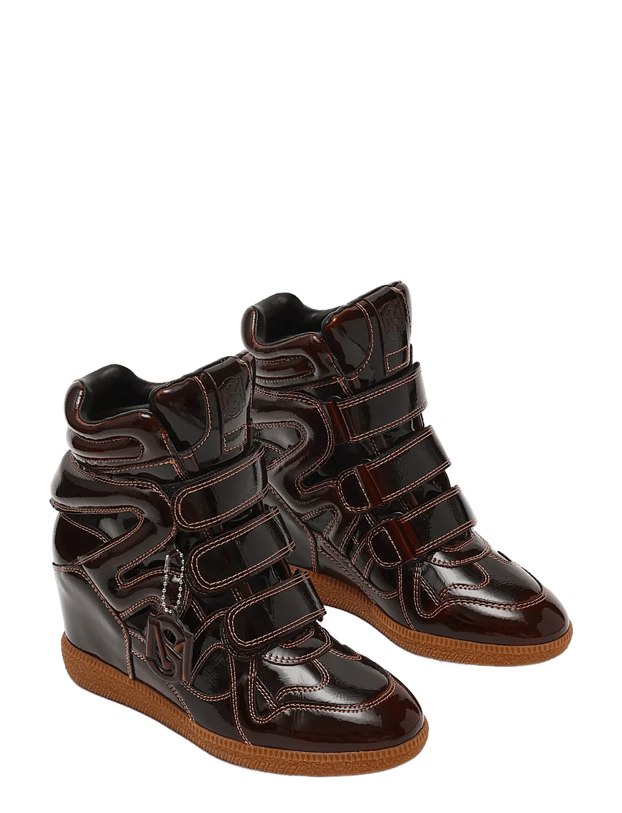 Steve Madden - Mavis - brn patent - 1