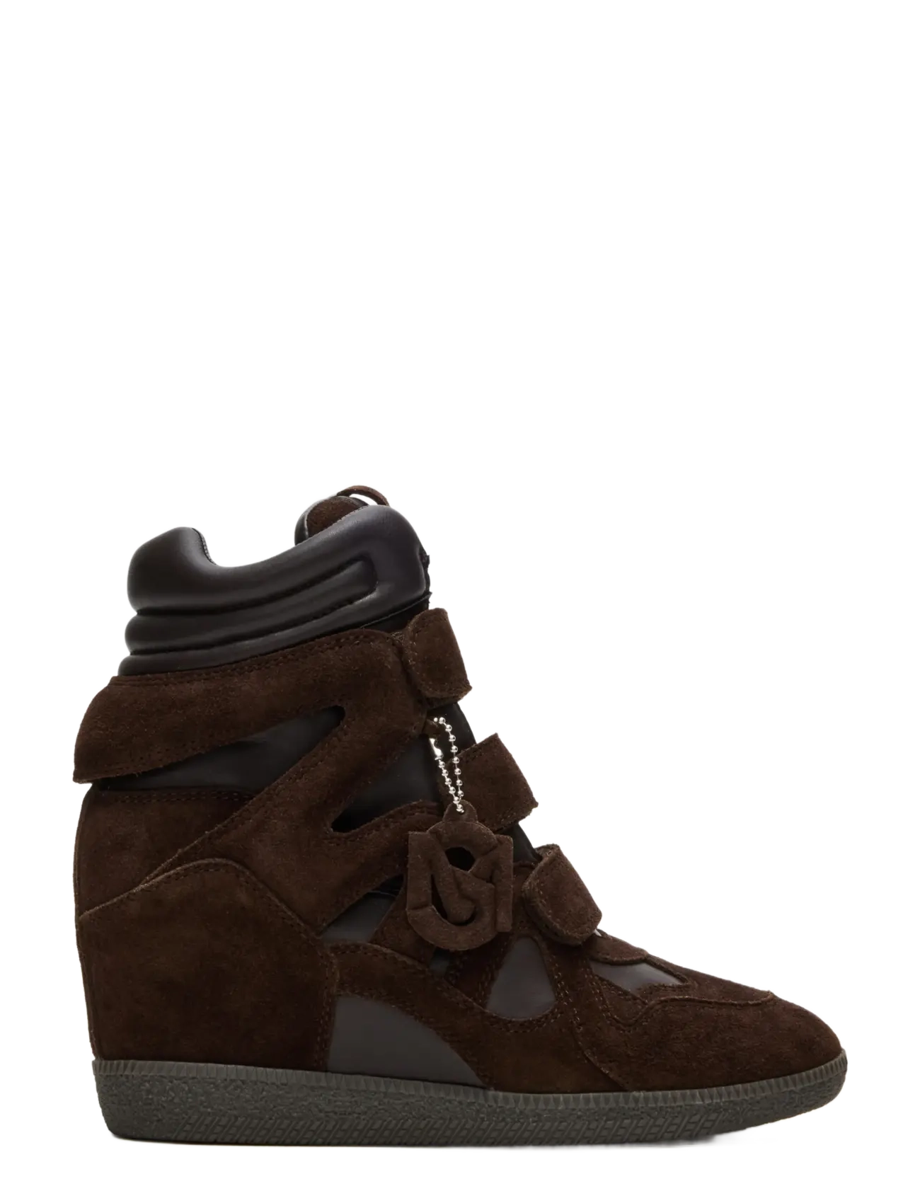 Steve Madden Mavis - Wedge-Sneaker - BROWN SUEDE / brown