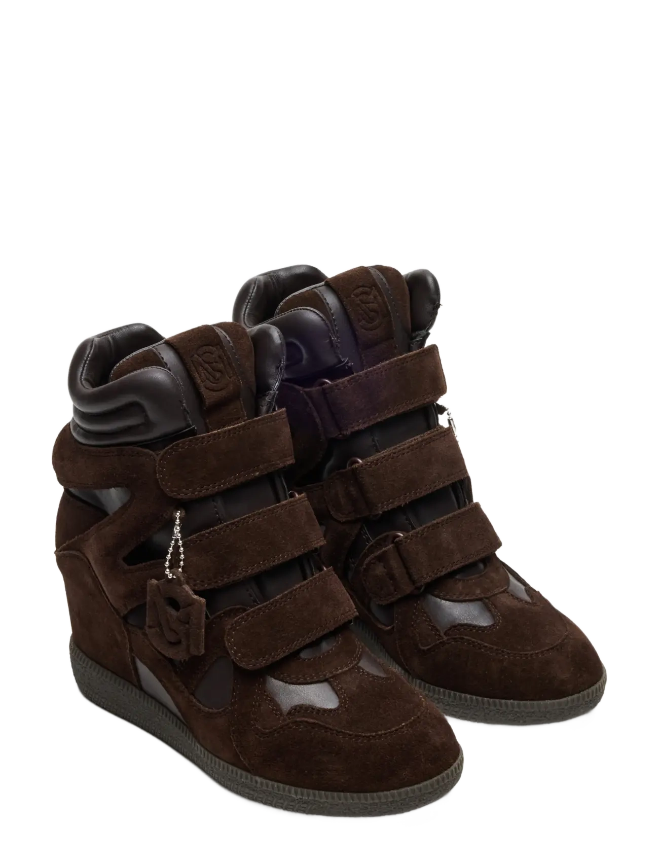 Steve Madden - Mavis - wedge-sneaker - brown suede - 1
