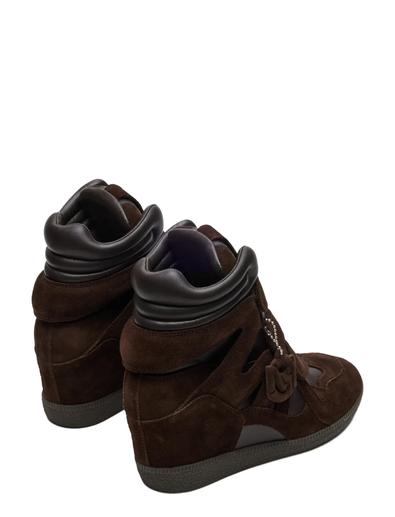 Steve Madden - Mavis - wedge-sneaker - brown suede - 2