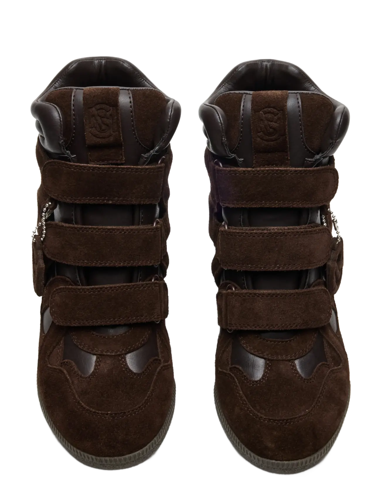 Steve Madden - Mavis - wedge-sneaker - brown suede - 3