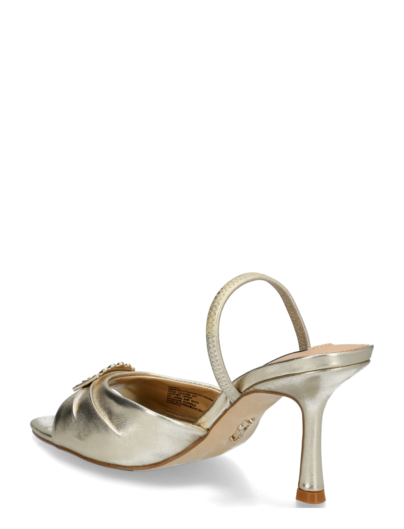 Steve Madden - Kandy - slingbacks med hæle - gold leather - 1