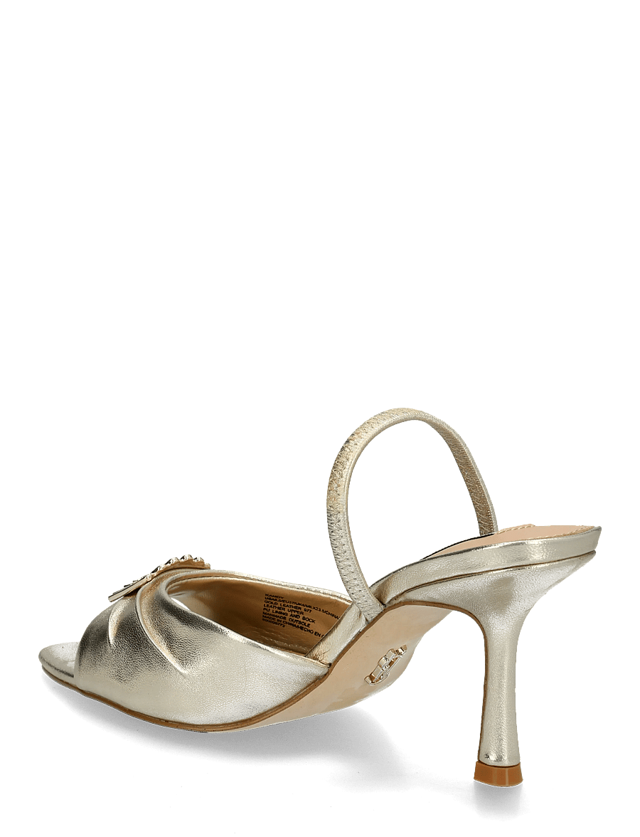 Steve Madden - Kandy - heeled slingbacks - gold leather - 1