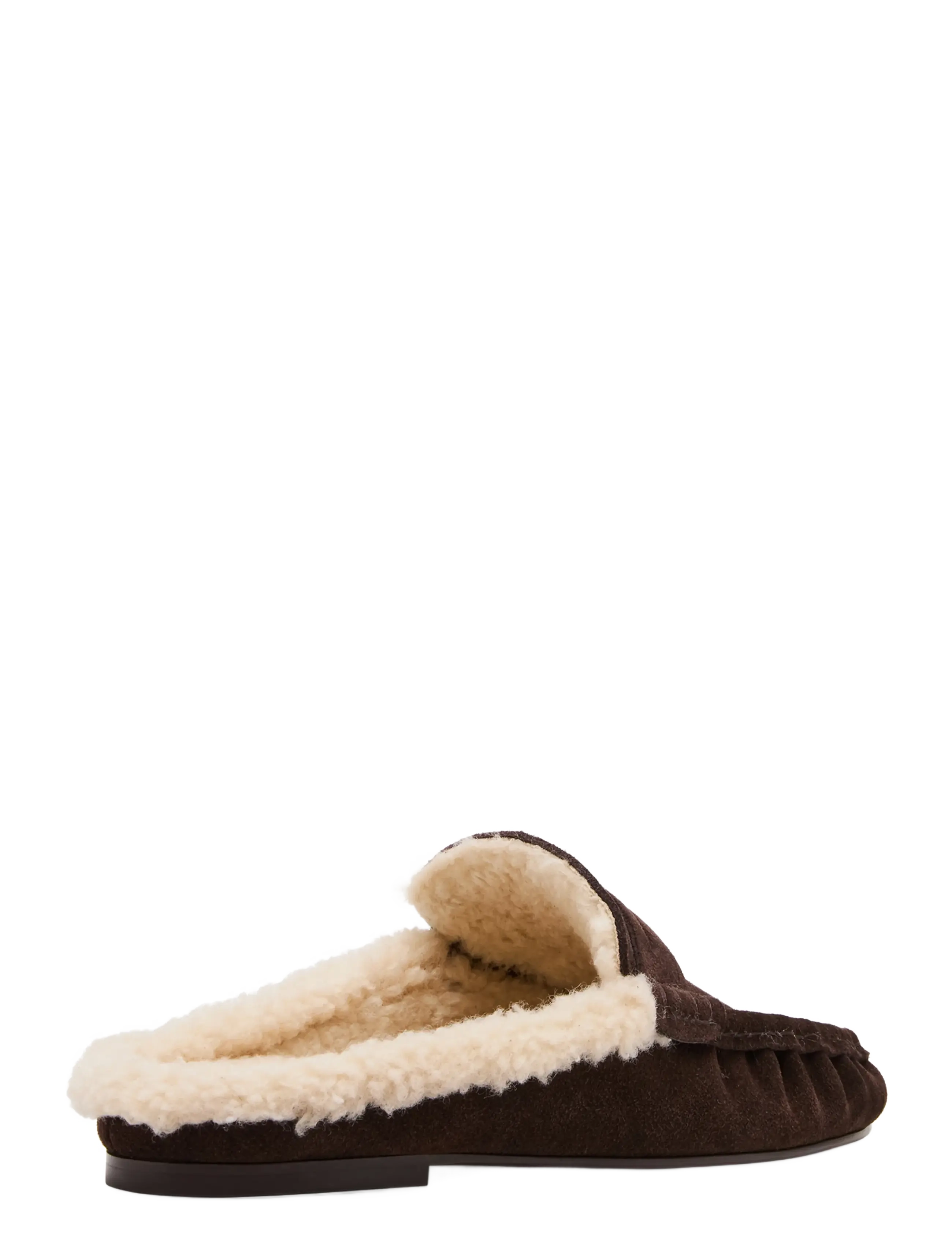 Steve Madden - Rafe-F - flade mules - chocolate brown suede - 2