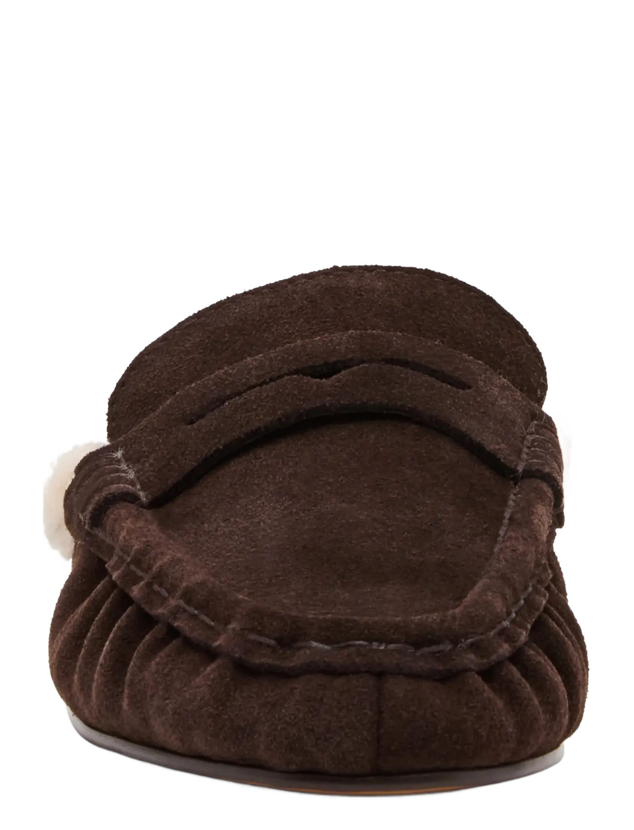 Steve Madden - Rafe-F - flade mules - chocolate brown suede - 3