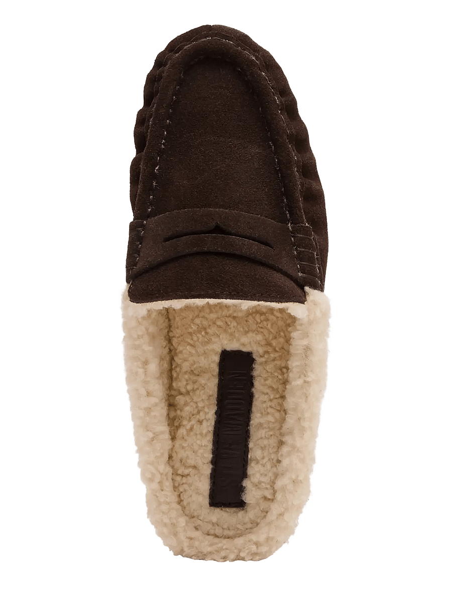 Steve Madden - Rafe-F - flade mules - chocolate brown suede - 5