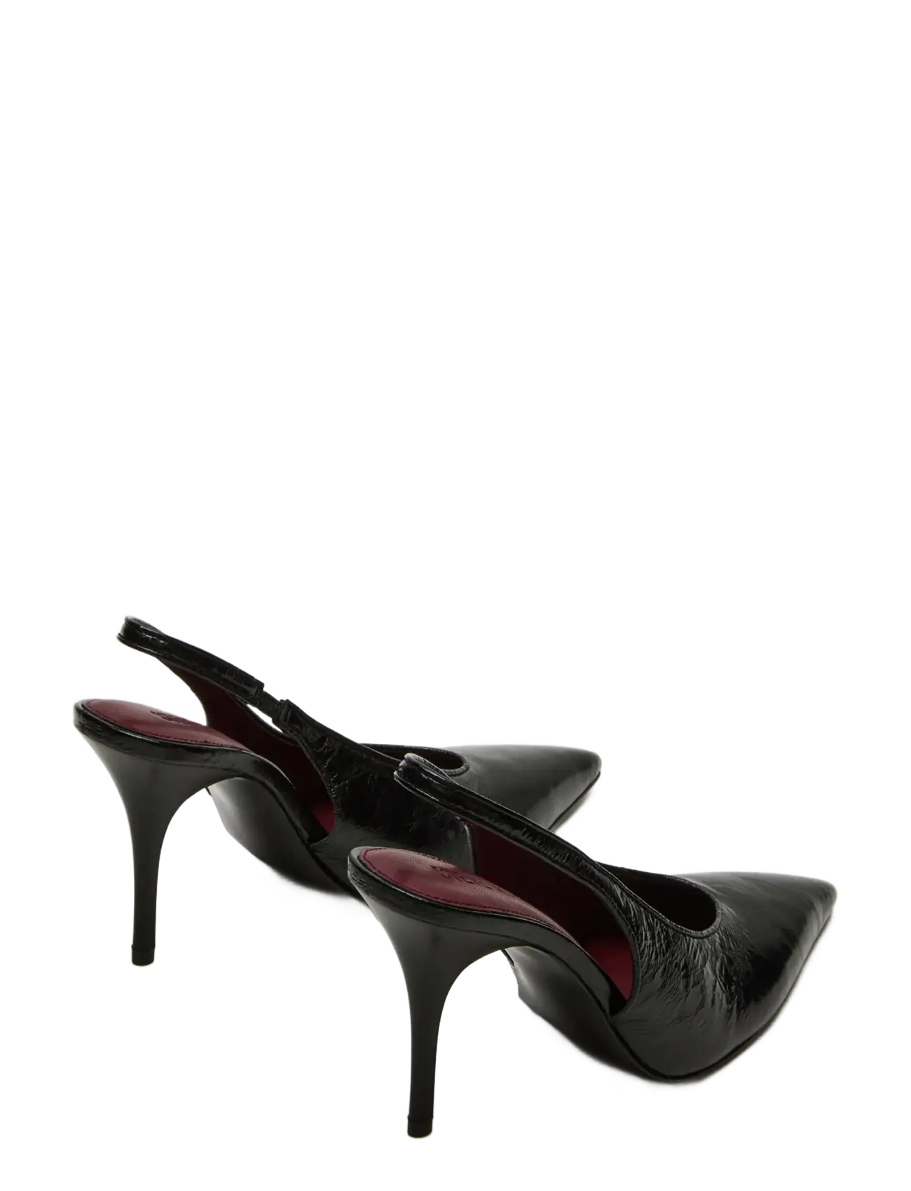 Steve Madden - Andromeda - slingbacks med hæle - black leather - 2