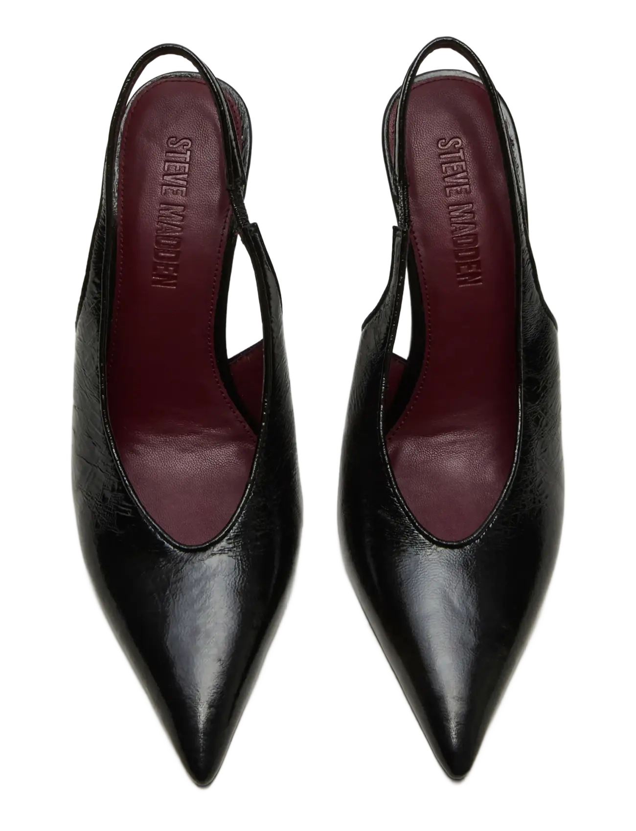 Steve Madden - Andromeda - slingbacks med hæle - black leather - 3