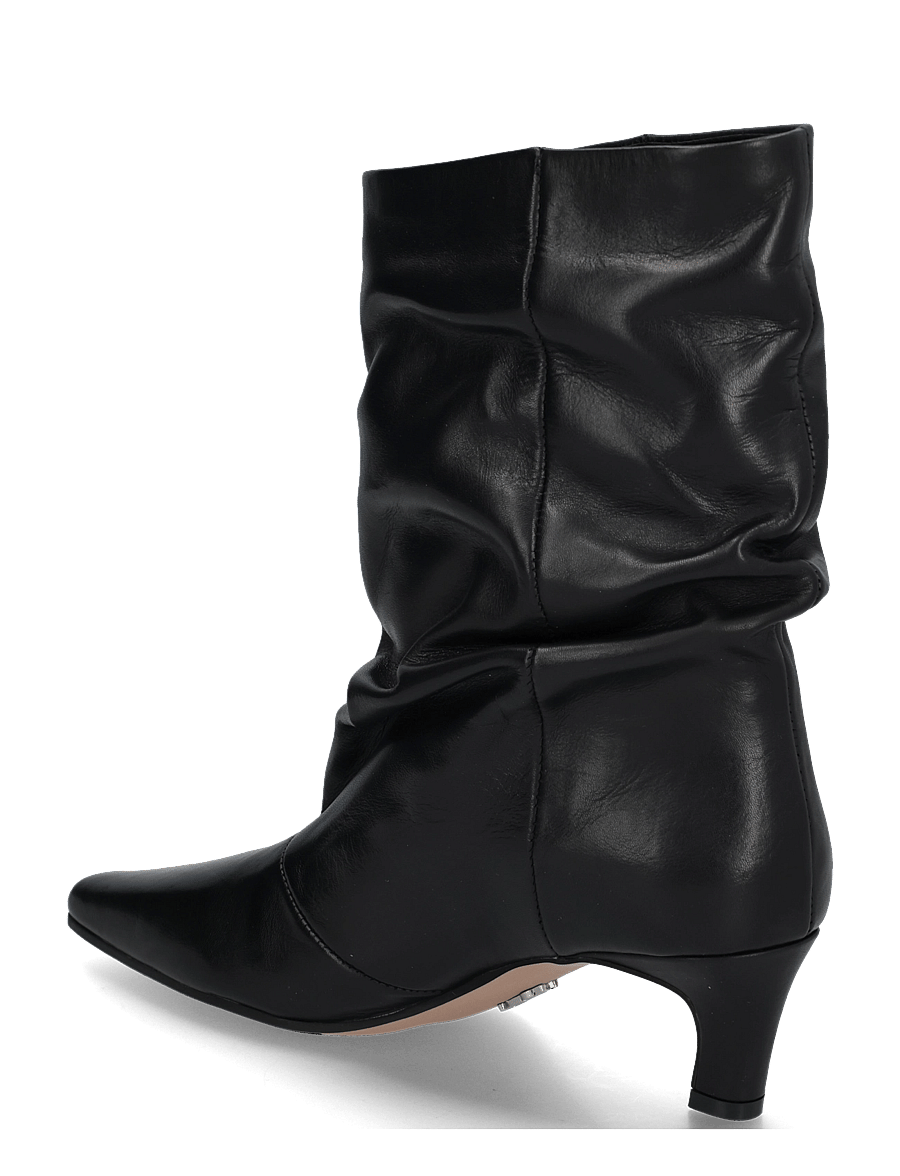 Steve Madden - Vexa - kontsaga poolsaapad - black leather - 1